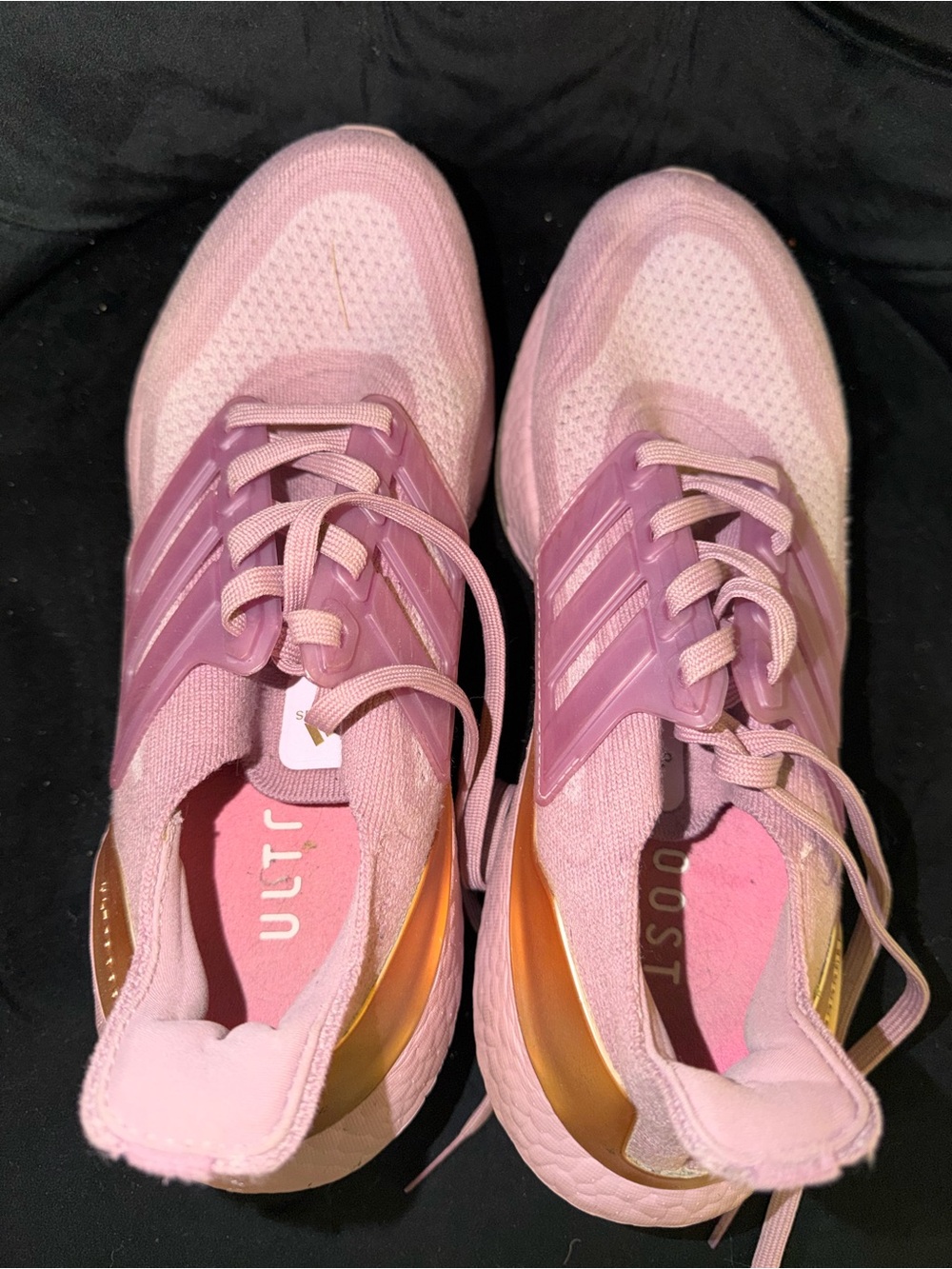 adidas Women’s Pink and Gold Running Shoes
